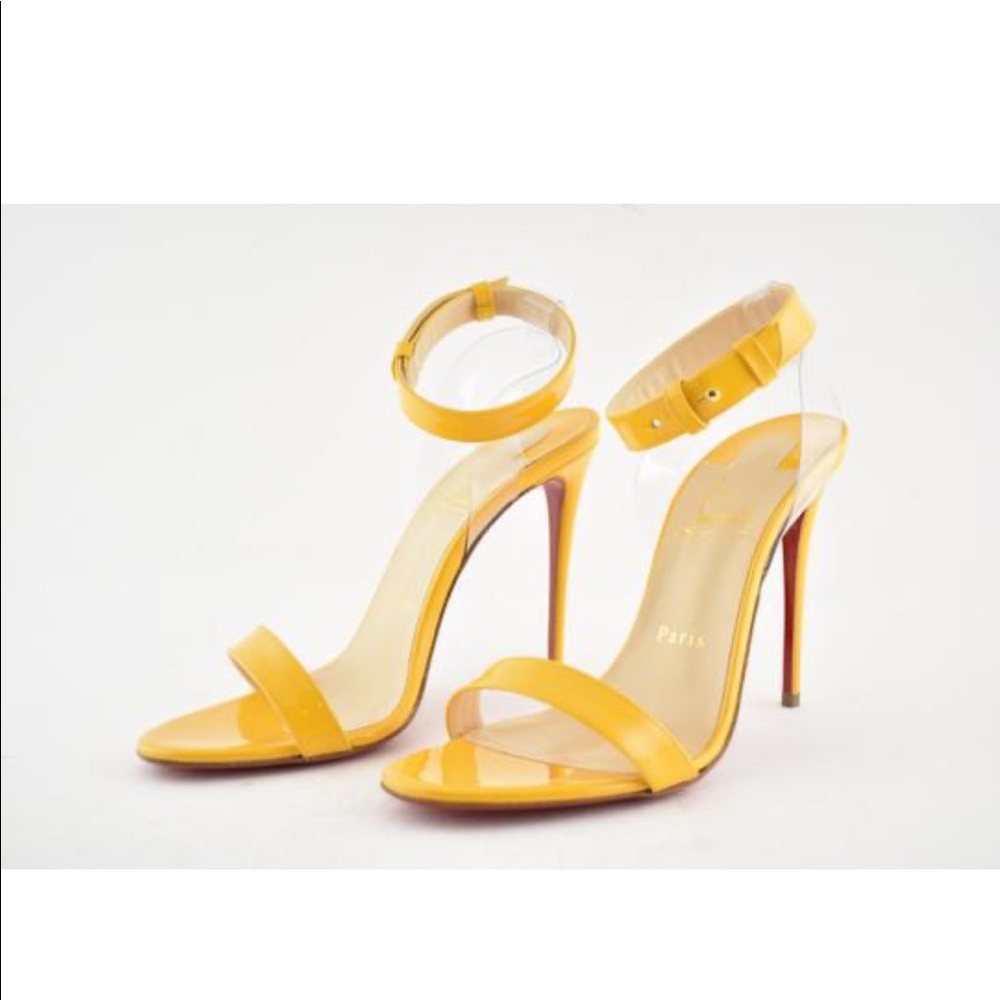 Christian louboutin jonatina 100mm size US 7.5 EU 37.5